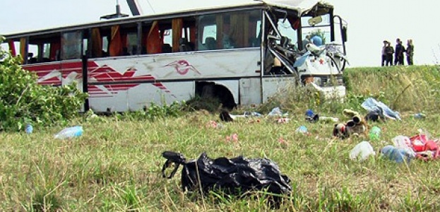В России перевернулся автобус с белорусскими «челноками»