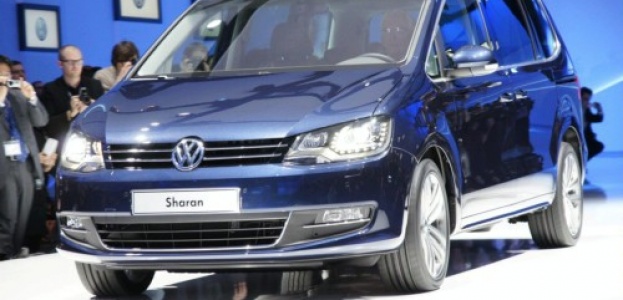 Третье поколение Volkswagen Sharan показалось публике