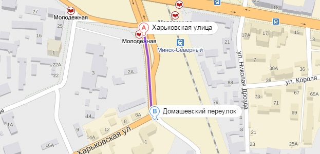 17 августа 2015 г. – 17 октября 2016 г. будет закрыто движение по переулку Домошевского