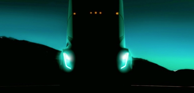Tesla выпустила первый тизер своего электрического грузовика
