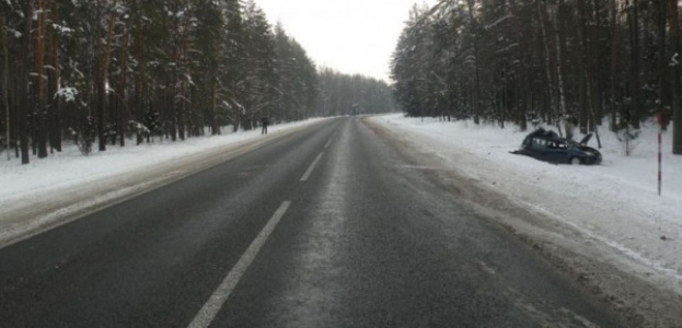 В близи Борисова перевернулась Тойота, в результате ДТП водитель погиб