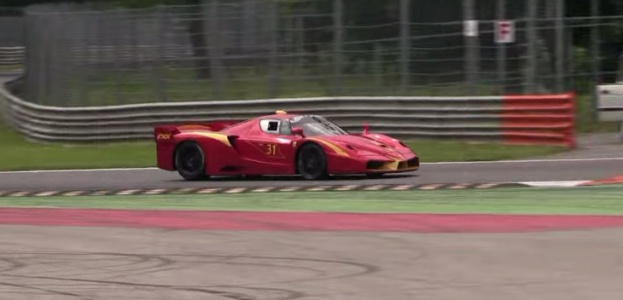 Ferrari FXX Evo на трассе Monza (видео)