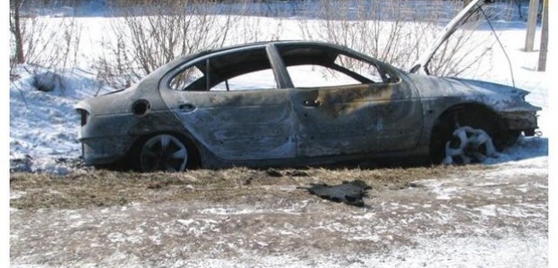 В Дзержинске, брат пошел на брата, и уничтожил его Renault Megane.
