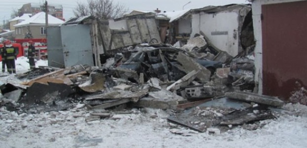 В Польше в результате взрыва 6 гаражей пострадал житель Беларуси (фото, видео )