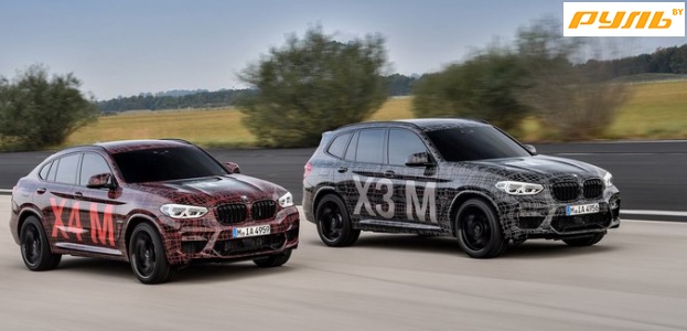 BMW выпустила видео тизер заряженных кроссоверов X3 M и X4 M