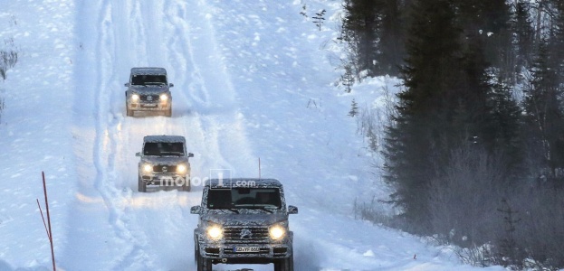 G-Class и топовая версия G63 были замечены во время тестирования