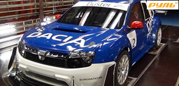 "Ледовый" гонщик показал 850-сильный кроссовер Dacia Duster