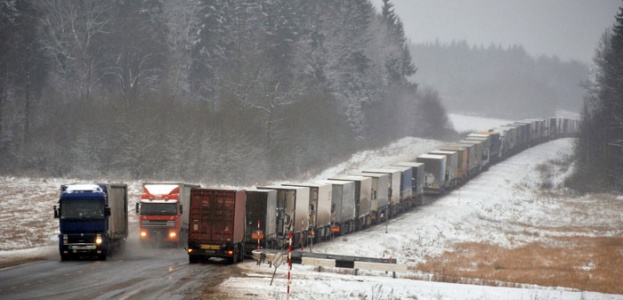 На 17 декабря 2012 г. сложилась сложная обстановка на п.п. на границе с Польшей и Литвой