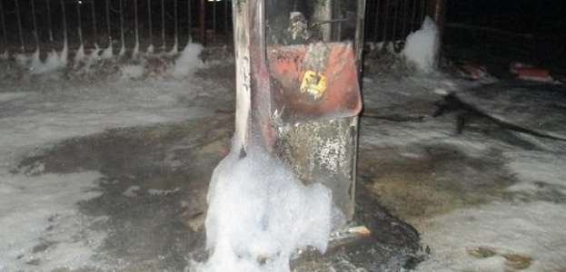 В Брестской области сгорела колонка на АЗС с 21 тыс. литров топлива (фото)
