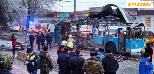 Второй жертвой террористов-смертников в Волгограде стал троллейбус, перевозящий десятки пассажиров (фото, видео)