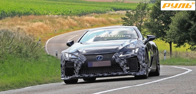 Новое спортивное купе Lexus LC F засекли на тестах в Германии
