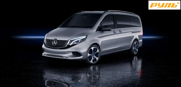 Mercedes снял завесу с концепта EQV - полностью электрического минивэна V-класса