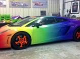 Разноцветный Lamborghini Gallardo из Малайзии
