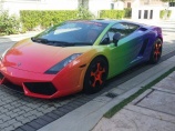 Разноцветный Lamborghini Gallardo из Малайзии
