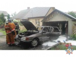 В Гродно пенсионер получил ожоги и сжег свой авто при перекачке газа (фото)