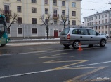 В Минске женщина за рулем Opel Zafira сбила десятилетнего ребенка, выходившего из трамвая